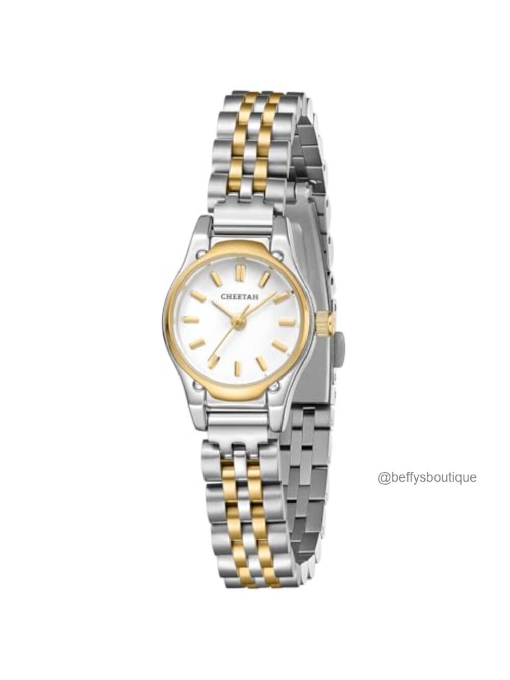 Women's Dainty Small Round Dial Stainless Steel Bracelet Watch Waterproof Analog
